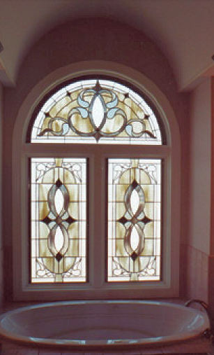 Stained Glass Windows Home Bath Installation