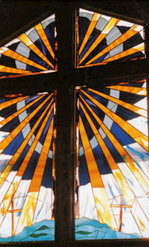Stained Glass Window Church Installation